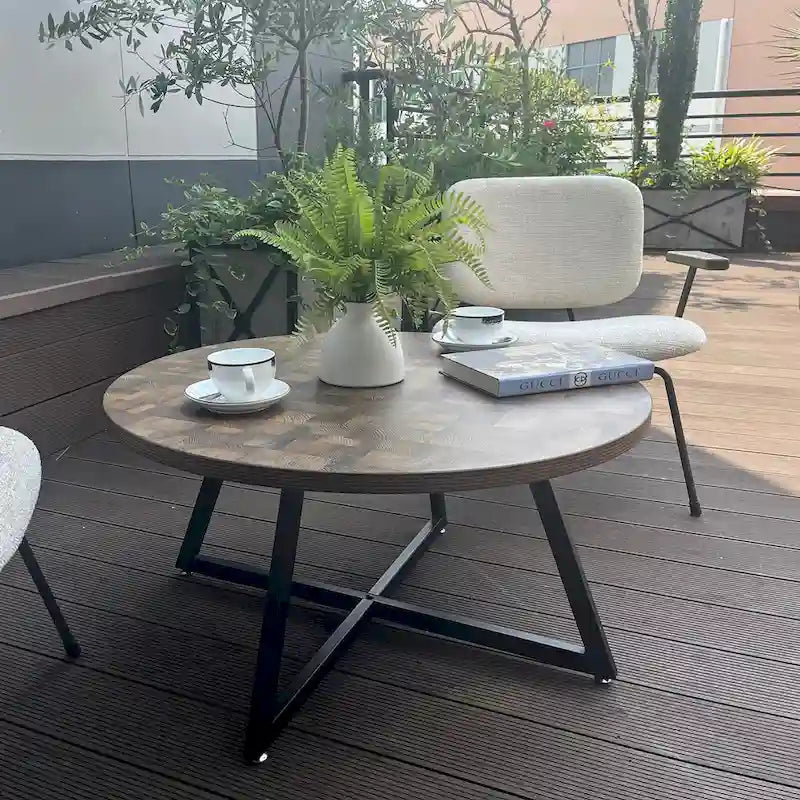 Table basse ronde