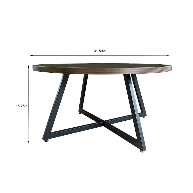Table basse ronde