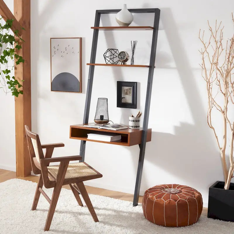 Bureau échelle à 2 étagères