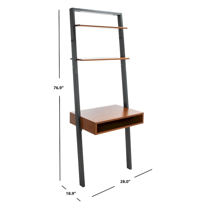 Bureau échelle à 2 étagères