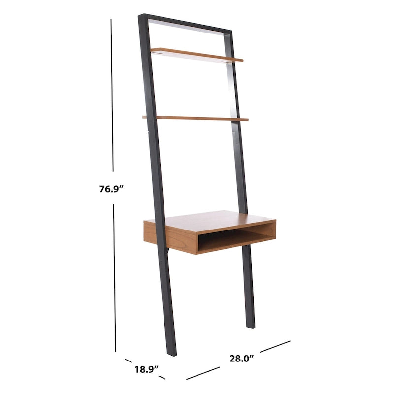 Bureau échelle à 2 étagères