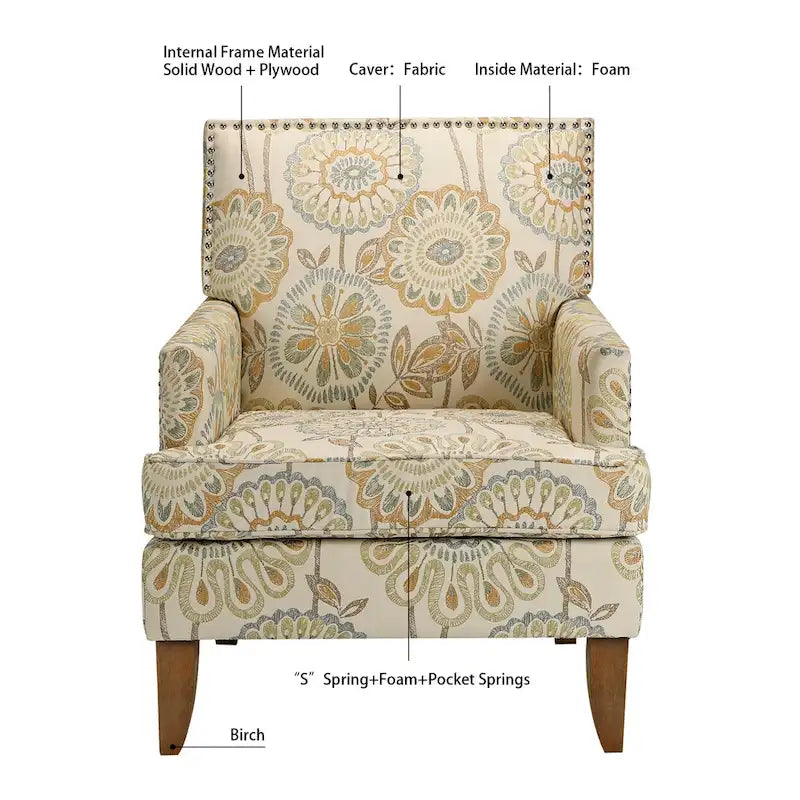 Fauteuil d'appoint moderne pour le salon