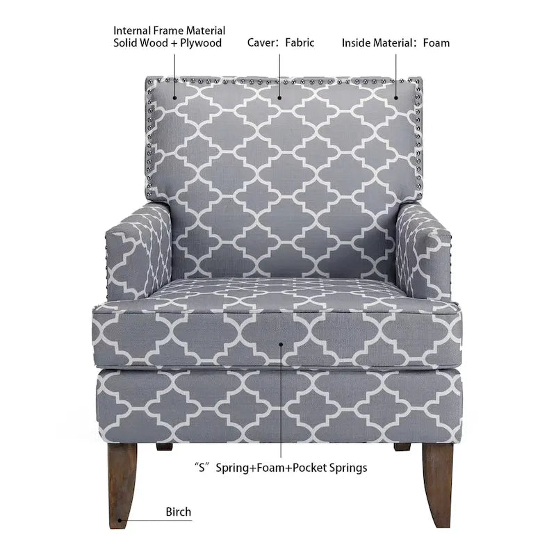 Fauteuil d'appoint moderne pour le salon