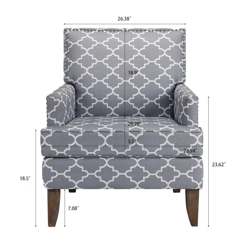 Fauteuil d'appoint moderne pour le salon