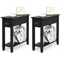 Lot de 2 tables d'appoint pour canapé