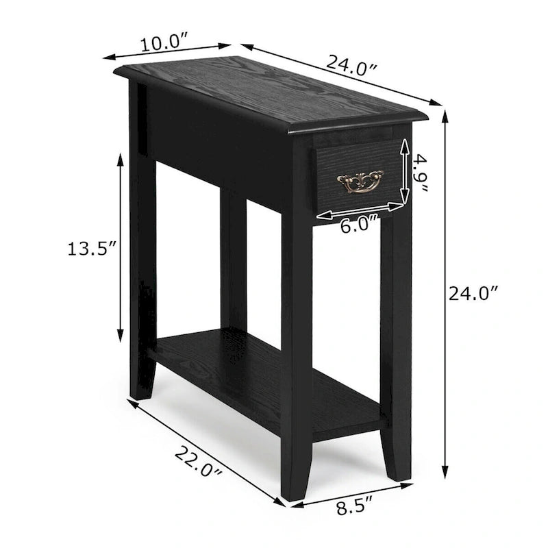 Lot de 2 tables d'appoint pour canapé