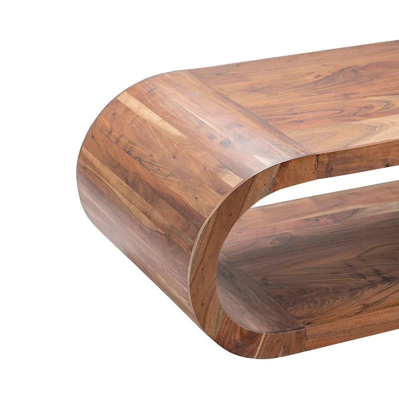 Table basse en bois de manguier