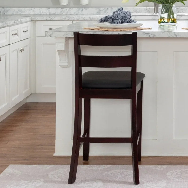 Tabouret de comptoir Espresso en bois