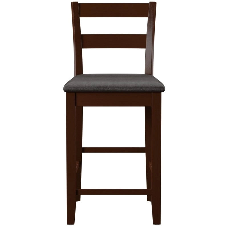 Tabouret de comptoir Espresso en bois