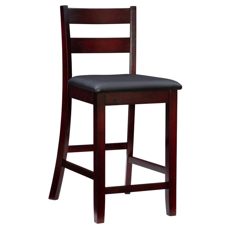 Tabouret de comptoir Espresso en bois