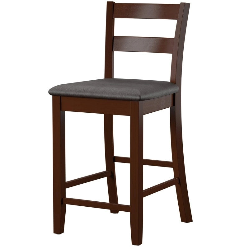 Tabouret de comptoir Espresso en bois