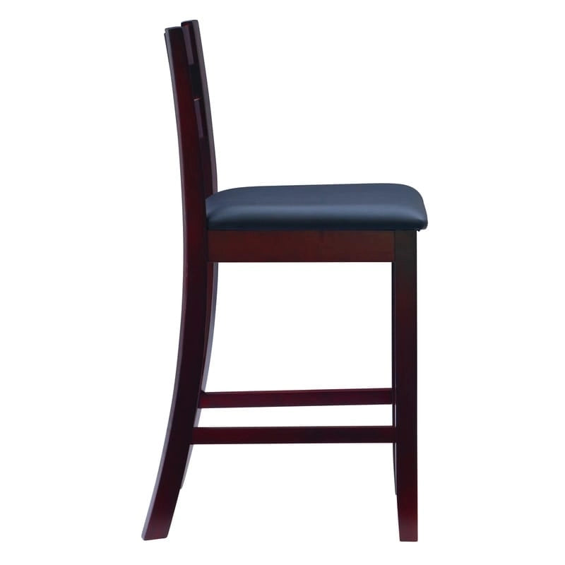 Tabouret de comptoir Espresso en bois