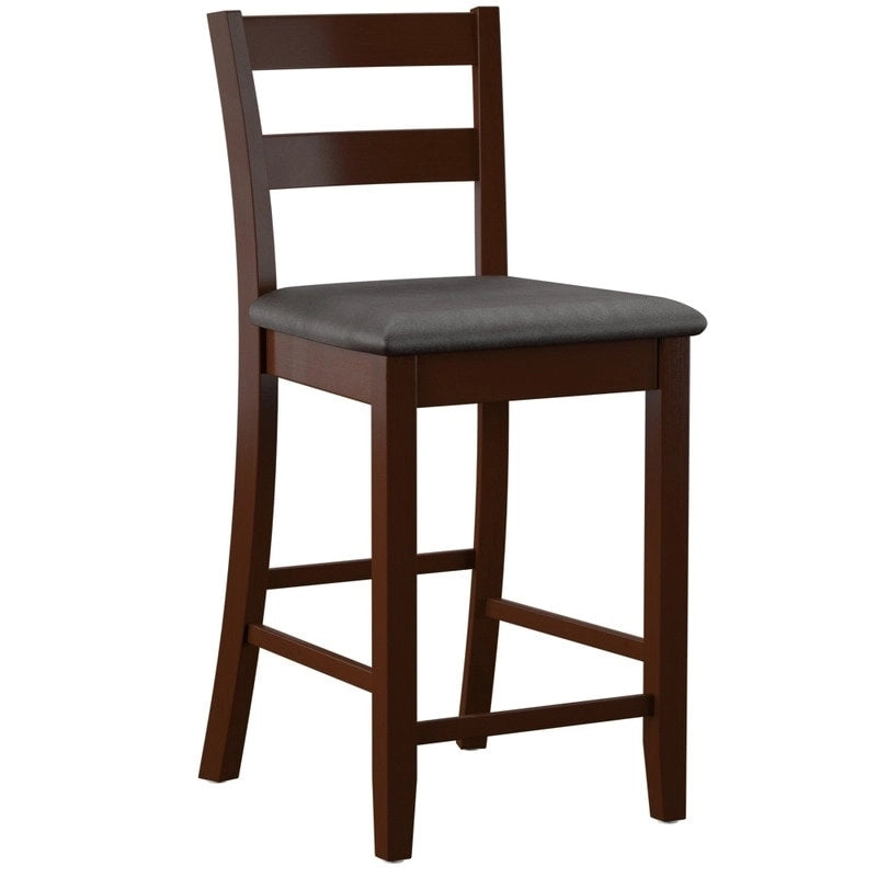 Tabouret de comptoir Espresso en bois