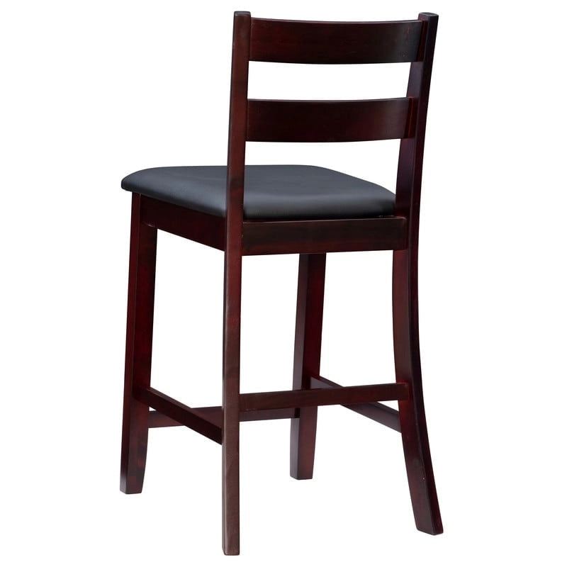 Tabouret de comptoir Espresso en bois
