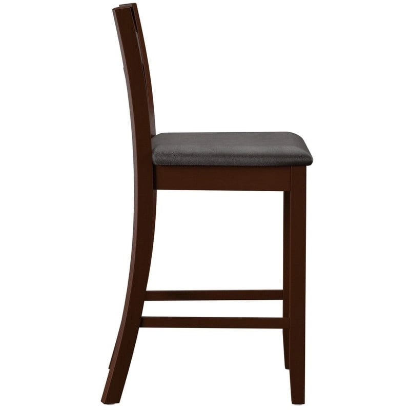 Tabouret de comptoir Espresso en bois