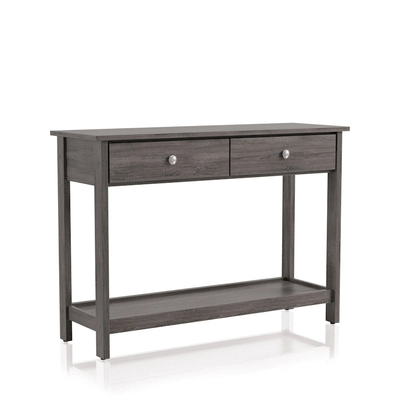 Table de canapé à 1 étagère en bois