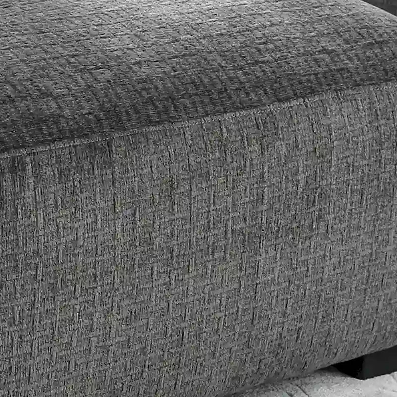 Pouf de cocktail rembourré en chenille