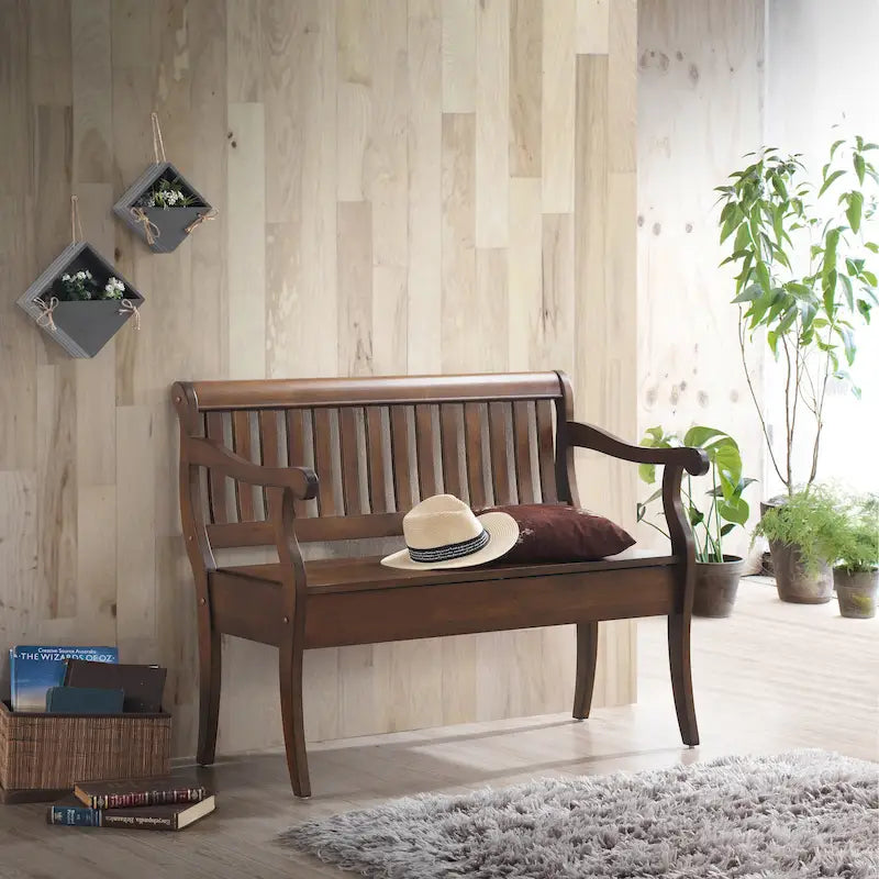Banc de rangement pour véranda