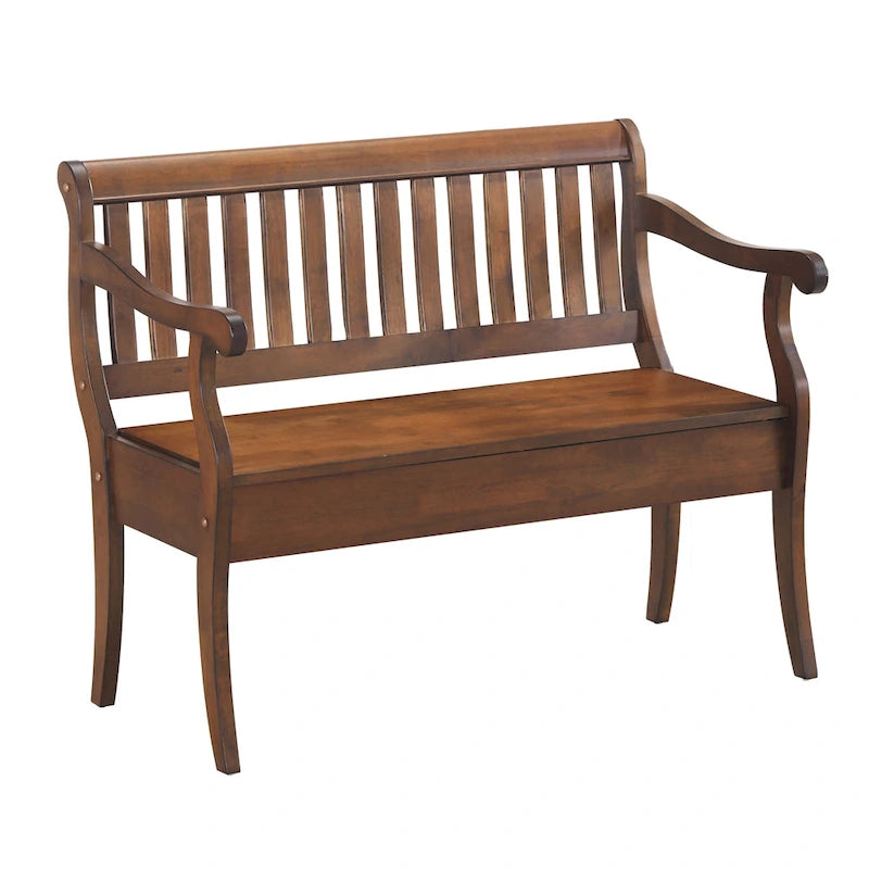 Banc de rangement pour véranda