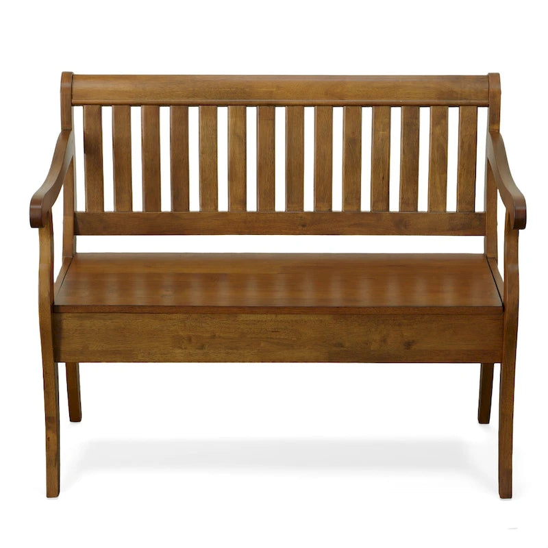 Banc de rangement pour véranda