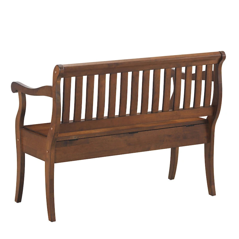 Banc de rangement pour véranda
