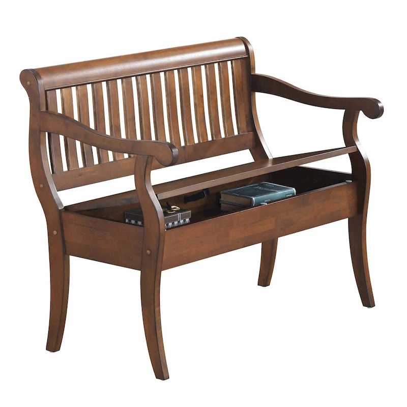 Banc de rangement pour véranda