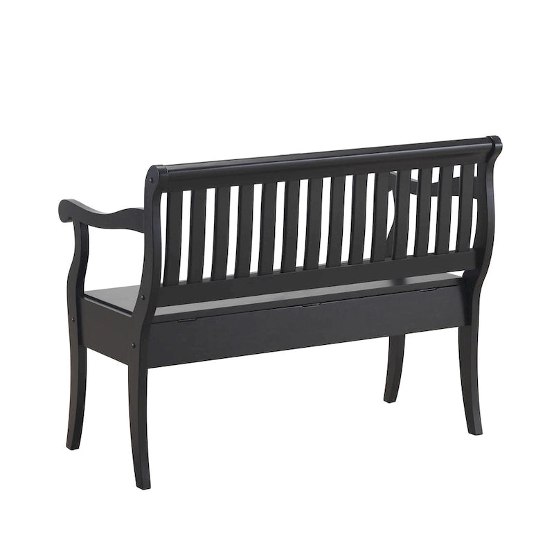Banc de rangement pour véranda
