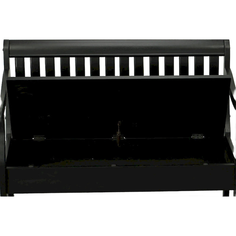 Banc de rangement pour véranda