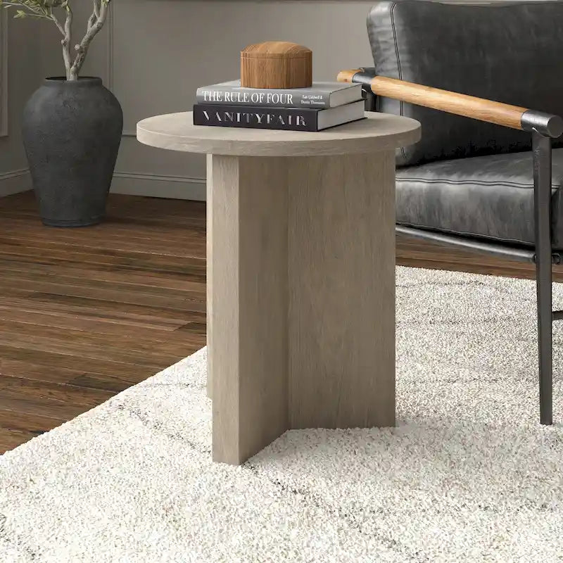 Table d'appoint ronde de 20 po de large