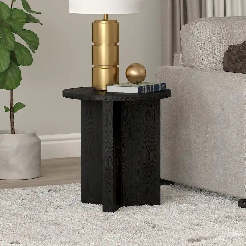 Table d'appoint ronde de 20 po de large