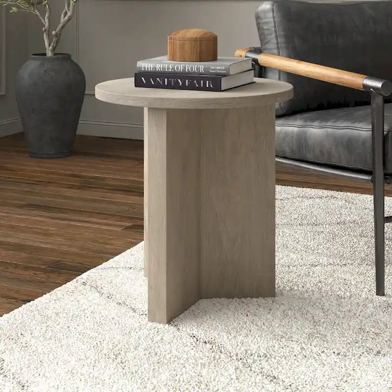 Table d'appoint ronde de 20 po de large