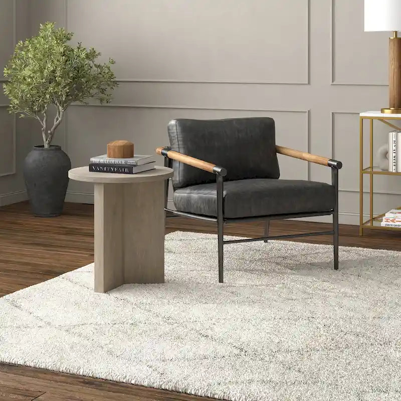 Table d'appoint ronde de 20 po de large