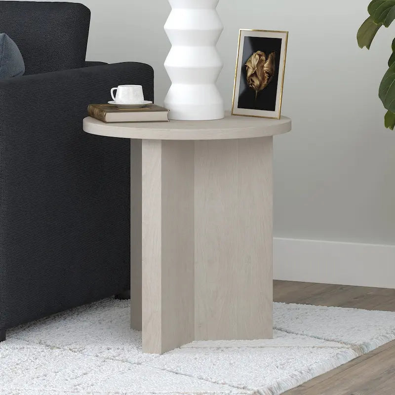 Table d'appoint ronde de 20 po de large