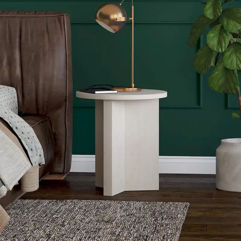 Table d'appoint ronde de 20 po de large
