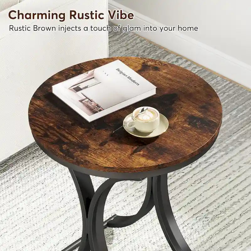 Table d'appoint or blanc