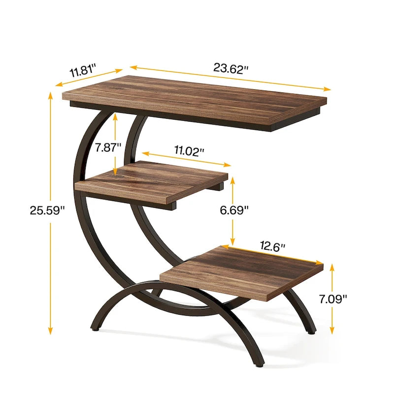 Table d'appoint en C