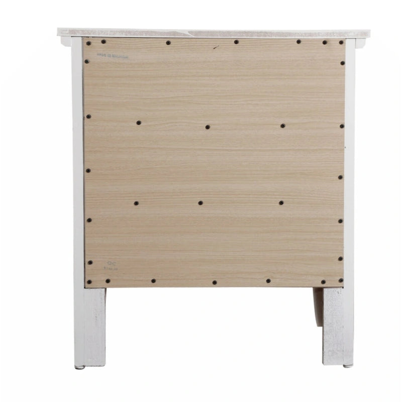 Glory Furniture Hammond 3 Drawer Nightstand , White