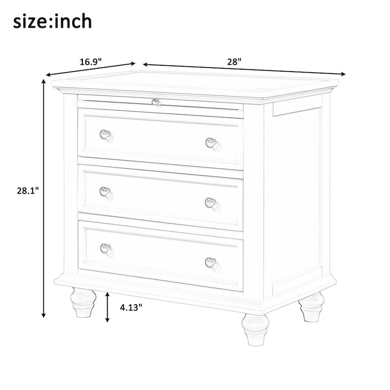 Table d'appoint en pin massif