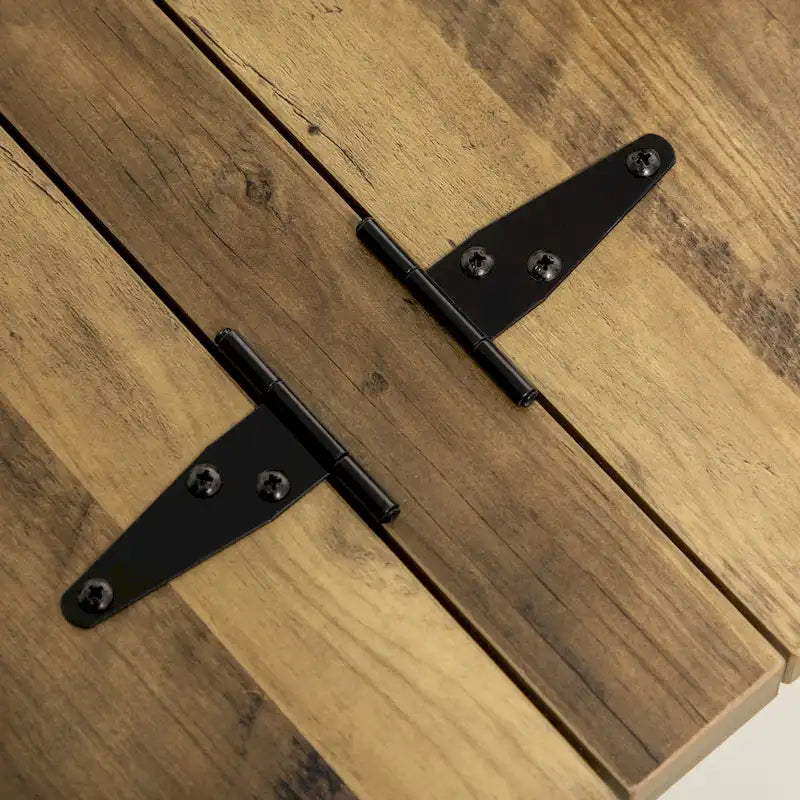 Table basse de ferme avec rangement